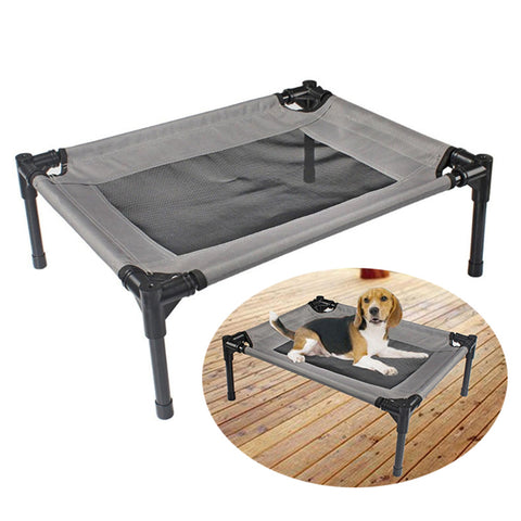 Outdoor Raised Dog Bed with Durable Frame