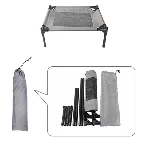 Outdoor Raised Dog Bed with Durable Frame